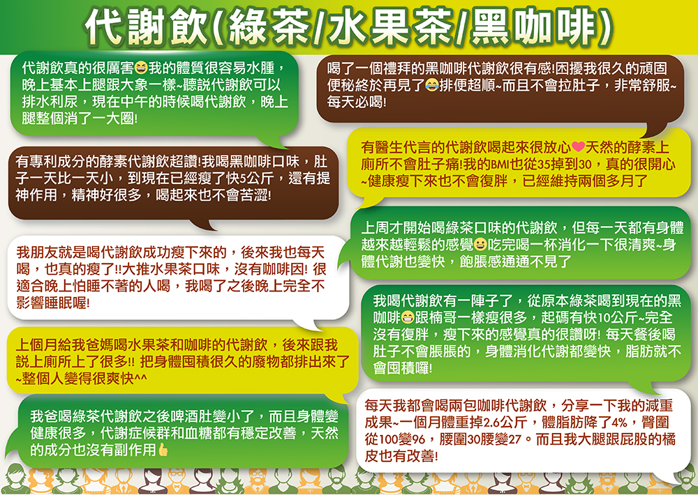 TJ Plus 台日優活 代謝飲(綠茶/水果茶/黑咖啡) 體驗回饋